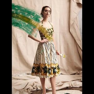 Final 🎉 Anthropologie burgeoning hypericum dress
